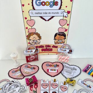 🎉 Kit Dia das Mães - Tema Google 🎉