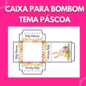 Caixinha de presente -Feliz Páscoa