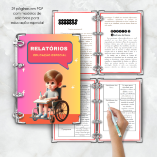 MODELOS PRONTOS DE RELATÓRIOS PARA A EDUCAÇÃO ESPECIAL