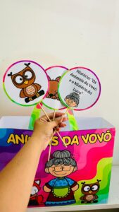 Sacola da leitura: Os animais da vovó e o mistério da luva perdida