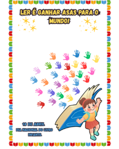 Painel interativo dia do livro