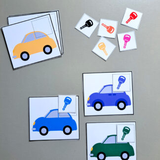 JOGO CARRINHO DAS CORES