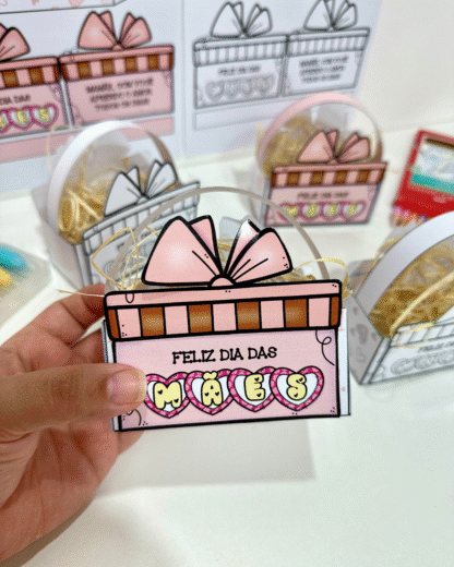 Cestinha para Lembrancinha Dia das Mães - Image 3