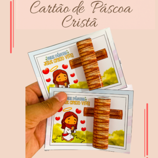 CARTÃO PÁSCOA CRISTÃ
