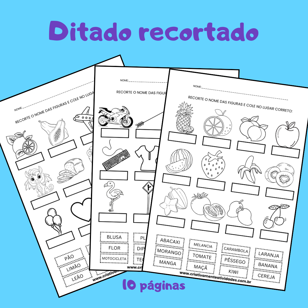 Capa ditado recortado 10 páginas