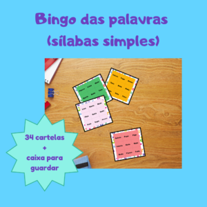 Bingo da palavras (sílabas simples)