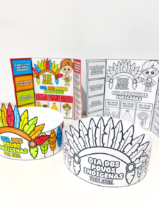 Lapbook + Coroa Dia dos Povos Indígenas