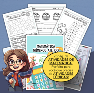 APOSTILA DE MATEMÁTICA – NÚMEROS DE 0 A 100 COM ATIVIDADES INTERATIVAS