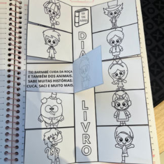 ATIVIDADE INTERATIVA DIA DO LIVRO - PERSONAGENS SITIO DO PICAPAU AMARELO