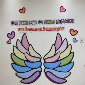 PAINEL DIA DO LIVRO - "LER É DAR ASAS À IMAGINAÇÃO!"