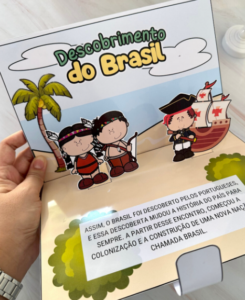 LIVRO 3D DESCOBRIMENTO DO BRASIL