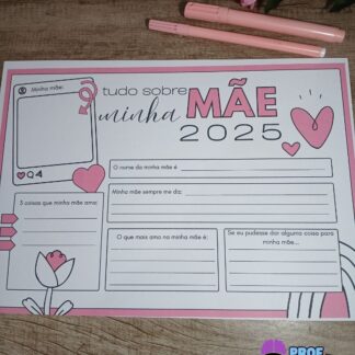 🌸 Cartão “Tudo Sobre Minha Mãe – 2025” 🌸