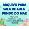Kit Fundo do Mar