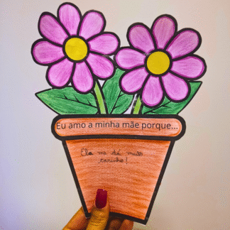 🪴🌷 EU AMO A MINHA MÃE – Atividade de Dia das Mães 💖✨