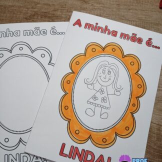 🌷✨ Cartão “Minha Mãe é Linda” – Especial Dia das Mães ✨🌷