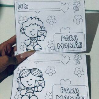 CARTÃO INTERATIVO 3D DIA DAS MÃES