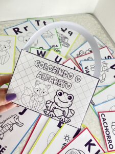 COLORINDO O ALFABETO