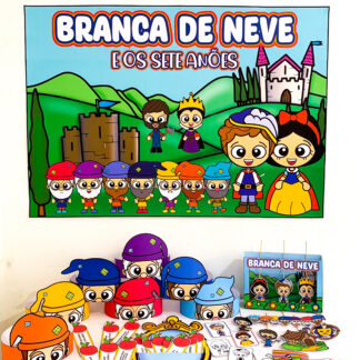 Kit Branca de Neve e os Sete Anões