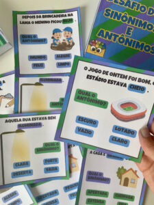 Caixinha dos Sinônimos e Antônimos