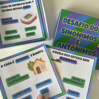 Caixinha dos Sinônimos e Antônimos