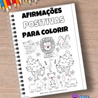 LIVRO DE COLORIR AFIRMAÇÕES POSITIVAS