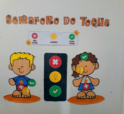 Painel interativo semáforo do toque