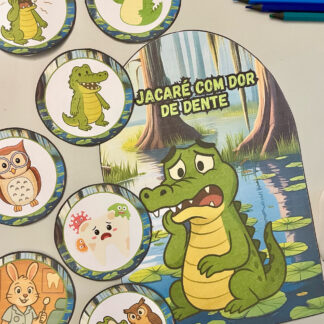 Luva de História: O Jacaré com Dor de Dente
