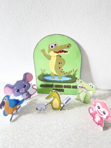 LUVA JACARÉ COM DOR DE DENTE