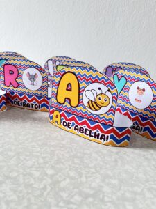 Coroa do alfabeto educação infantil.