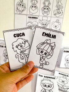 Livrinhos Personagens do Sítio do Pica Pau Amarelo