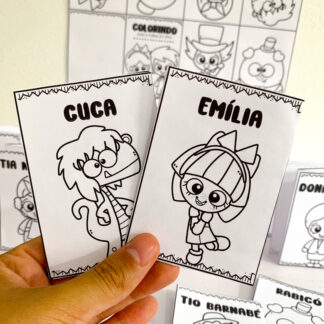 Livrinhos Personagens do Sítio do Pica Pau Amarelo