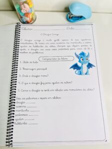 Apostila de Leitura e Interpretação de Texto – Letra Cursiva e Separação Silábica