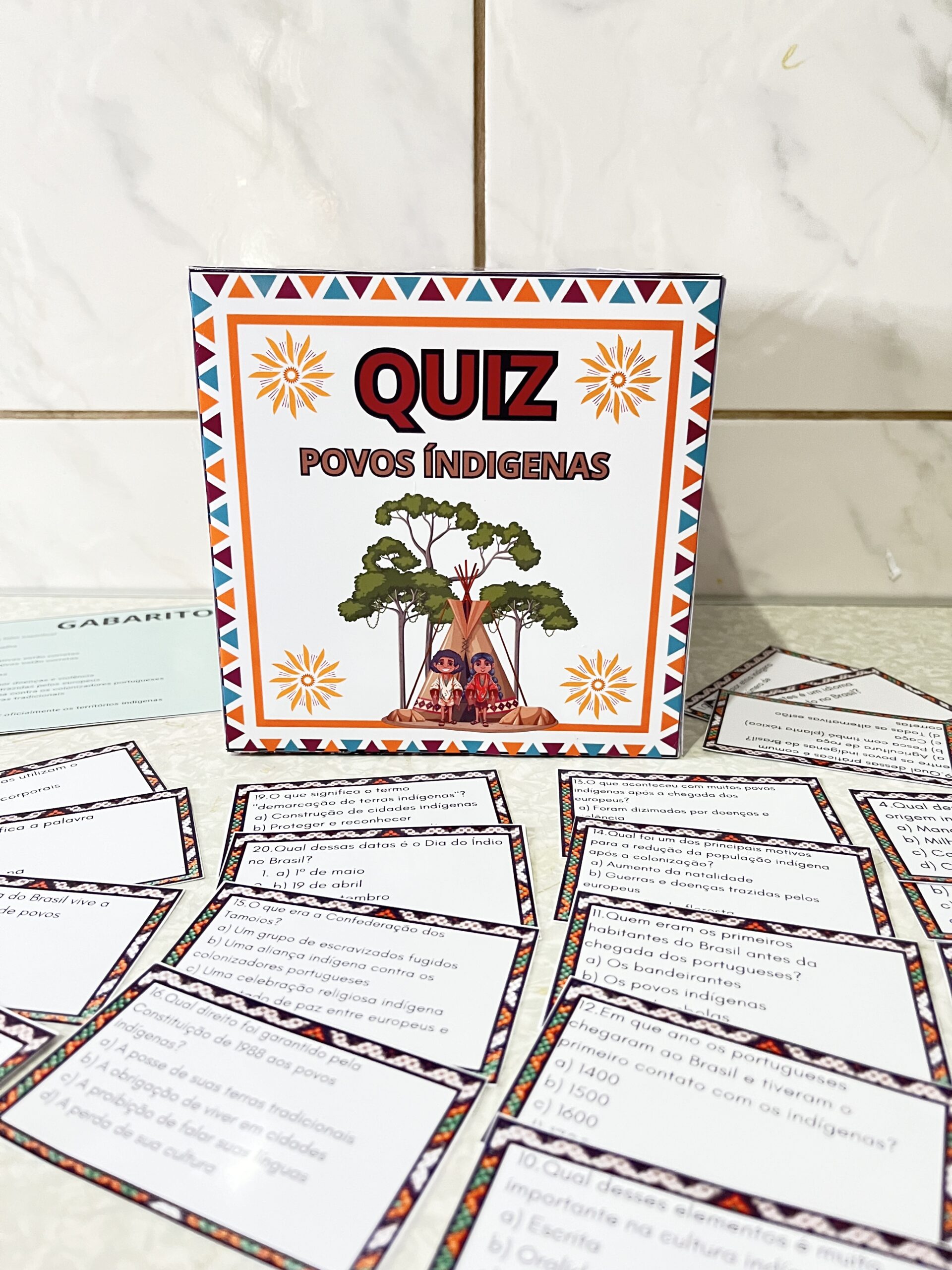 Quiz dia do índio educação infantil.