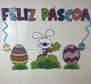 Painel de Páscoa encantador! 💛