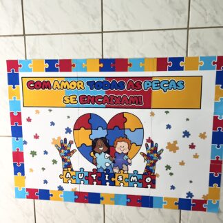 PAINEL AUTISMO - "Com amor, as peças se encaixam!"
