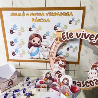✝️🐣 Kit Páscoa Cristã – PDF para imprimir 🐰💛
