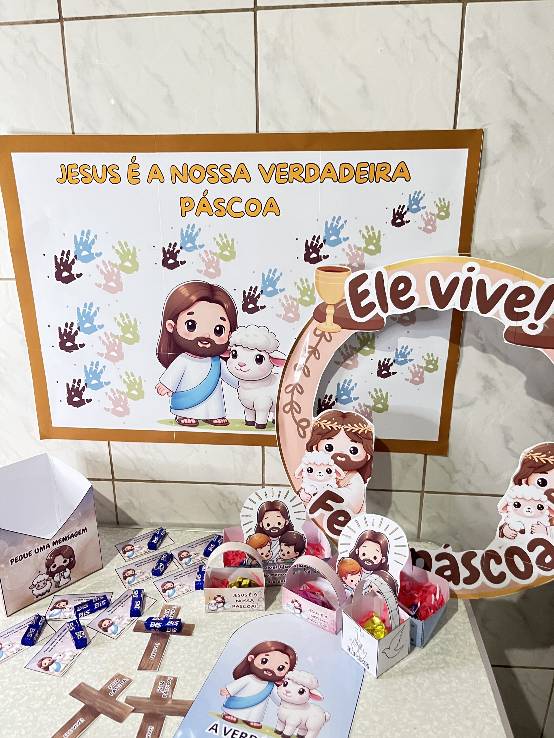 ✝️🐣 Kit Páscoa Cristã – PDF para imprimir 🐰💛