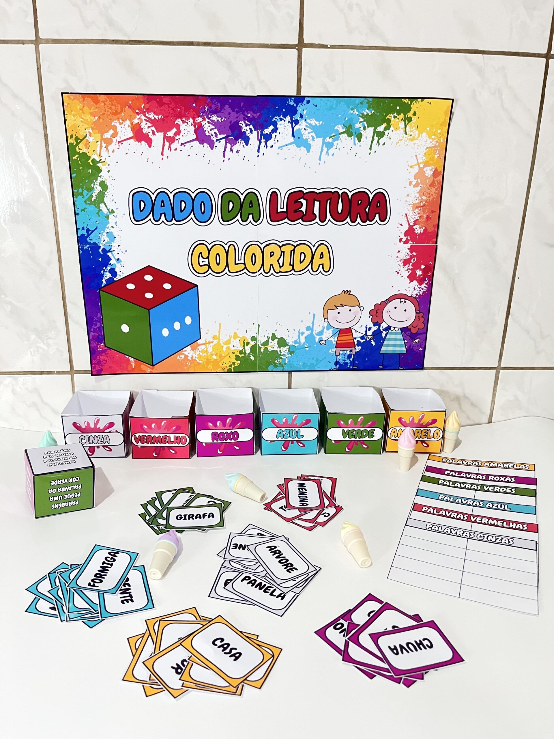 Dado da leitura colorida