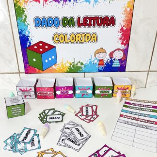 🎲Dado da leitura colorida: Aprender a ler nunca foi tão divertido.