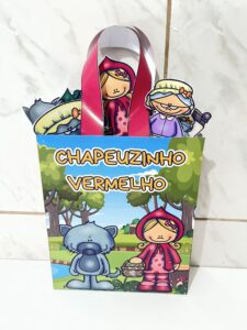 Sacola teatral chapeuzinho vermelho