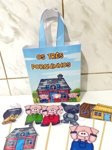 Sacola Três porquinhos