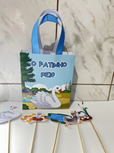 Sacola teatral O patinho feio