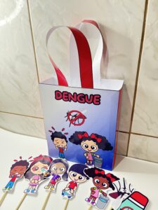 🦟🎭 Sacola Teatral Dengue — Aprender brincando é mais eficaz!