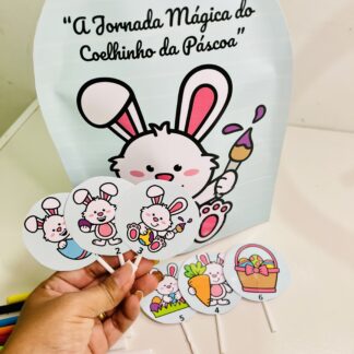 Luva historinha de Páscoa
