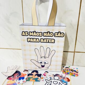 Sacolinha Teatral AS MÃOS NÃO SÃO PARA BATER ! ✨🎭