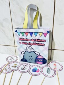 Sacola Teatral Símbolos da Páscoa