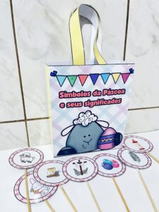 🎭🐣 Sacola Teatral da Páscoa – Aprender brincando nunca foi tão mágico! 🌸✨