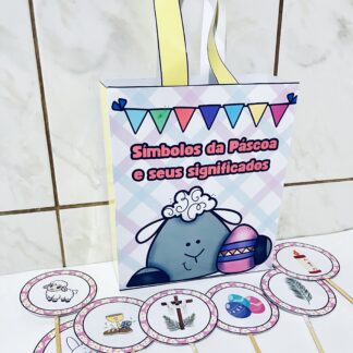 🎭🐣 Sacola Teatral da Páscoa – Aprender brincando nunca foi tão mágico! 🌸✨