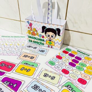 SACOLINHA DA ADIÇÃO DIVERTIDA – SOMAR NUNCA FOI TÃO COLORIDO