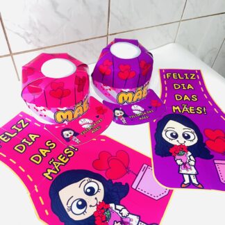 Avental e boné Dia das Mães